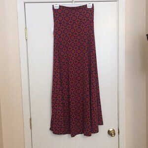 XS LuLaRoe Maxi‎ Skirt D02 539